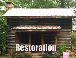 Historic Log Cabin Restoration  Pitsburg, Ohio
